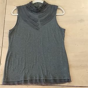 Saks fifth avenue grey mock tank top